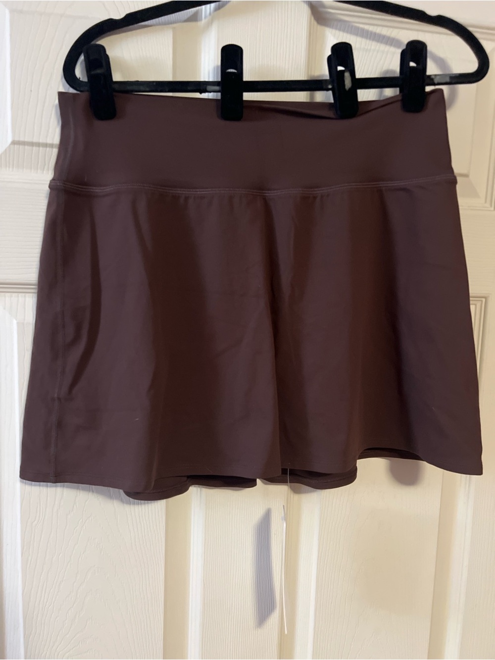 CRZ Yoga Brown Athletic Skort XL High Waist Tennis Golf